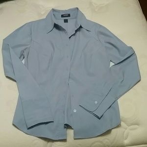 Light blue Express fitted shirt